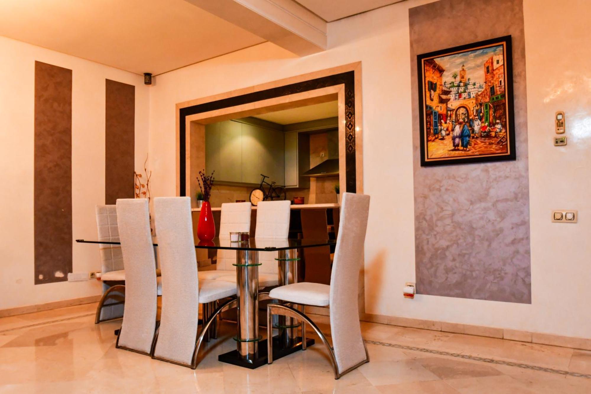 Appartement Haut Standing Gueliz Plaza Marrakesh Exterior foto