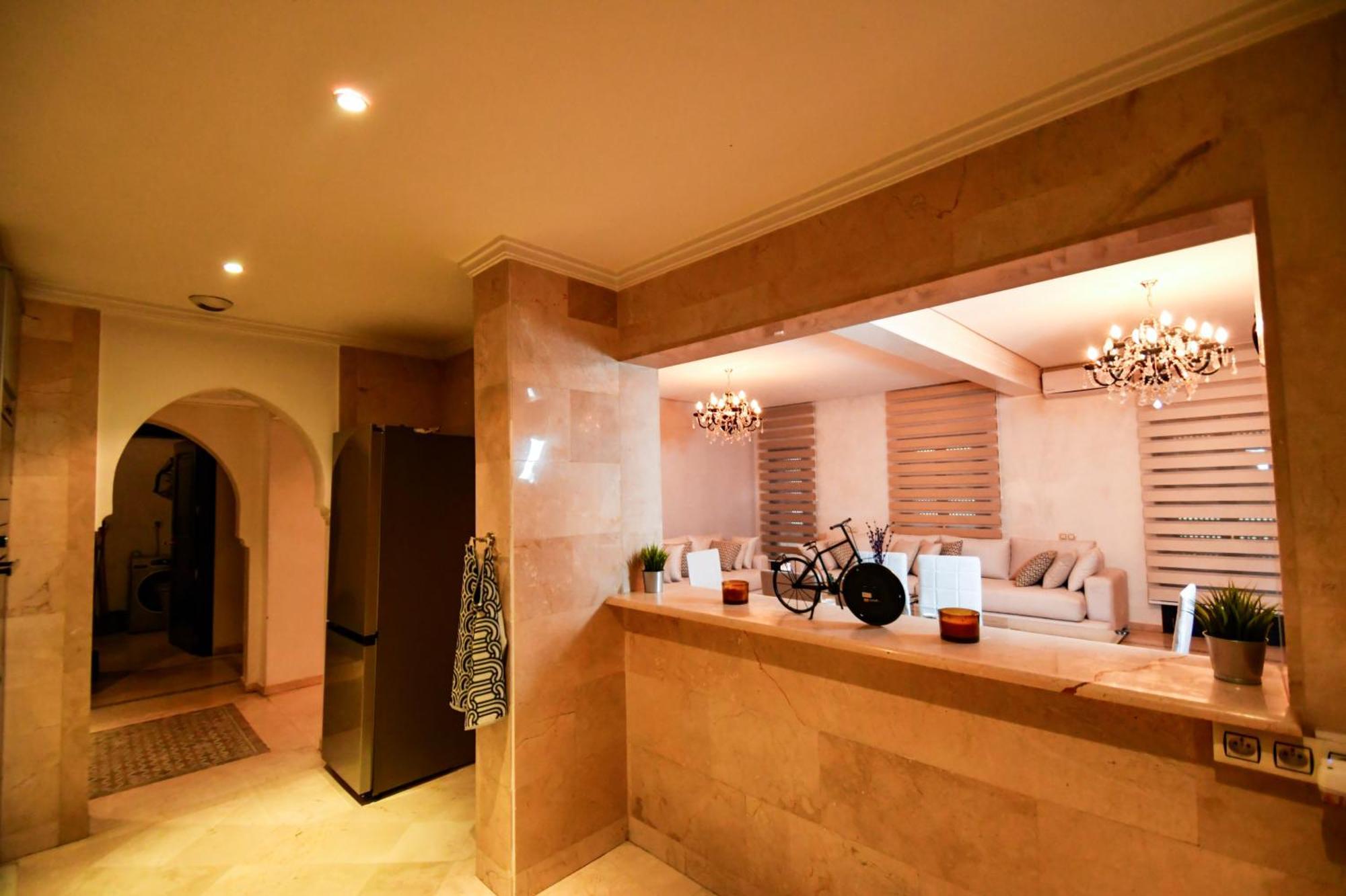 Appartement Haut Standing Gueliz Plaza Marrakesh Exterior foto