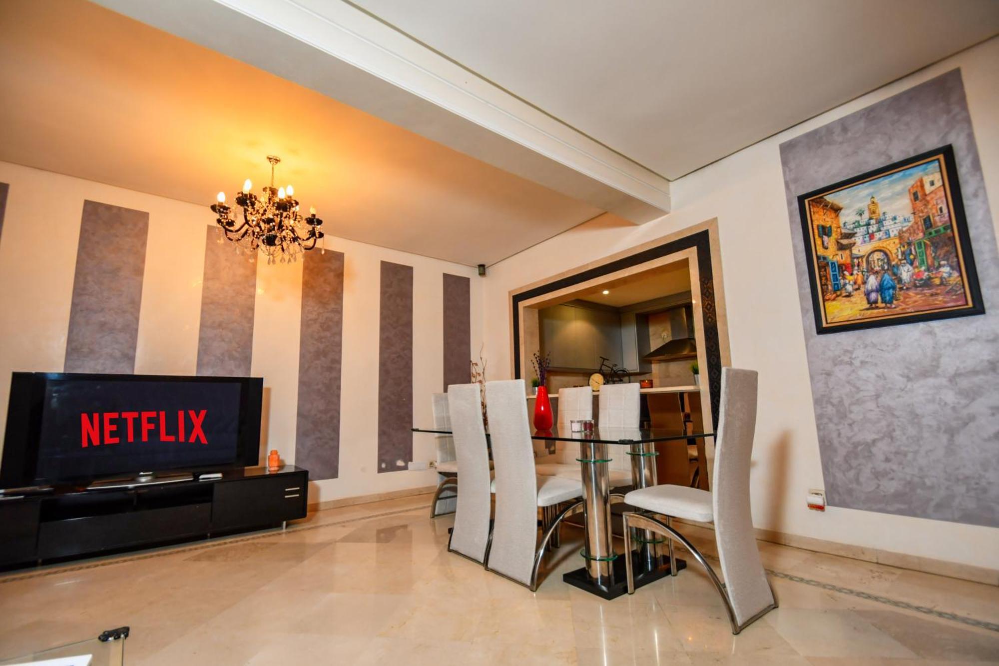 Appartement Haut Standing Gueliz Plaza Marrakesh Exterior foto