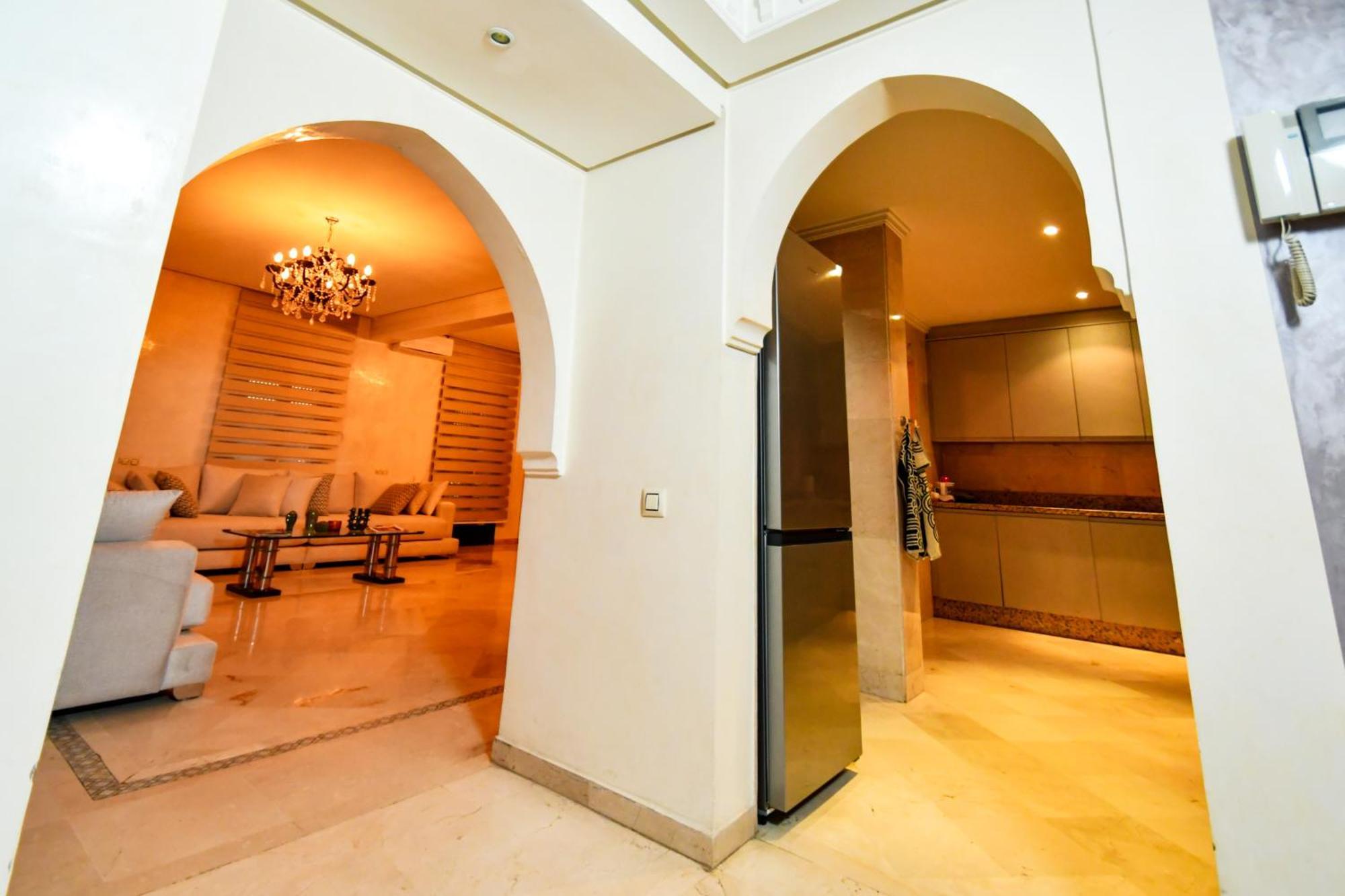 Appartement Haut Standing Gueliz Plaza Marrakesh Exterior foto
