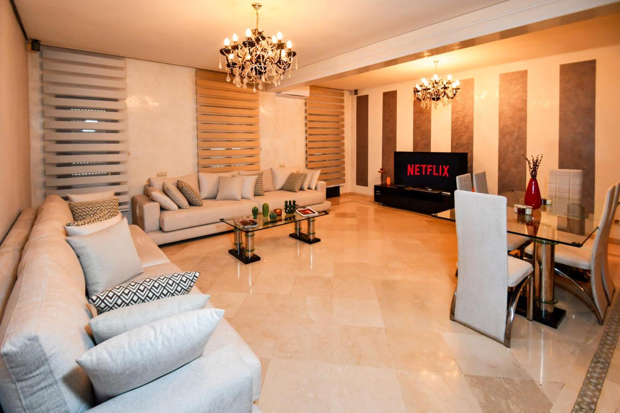 Appartement Haut Standing Gueliz Plaza Marrakesh Exterior foto